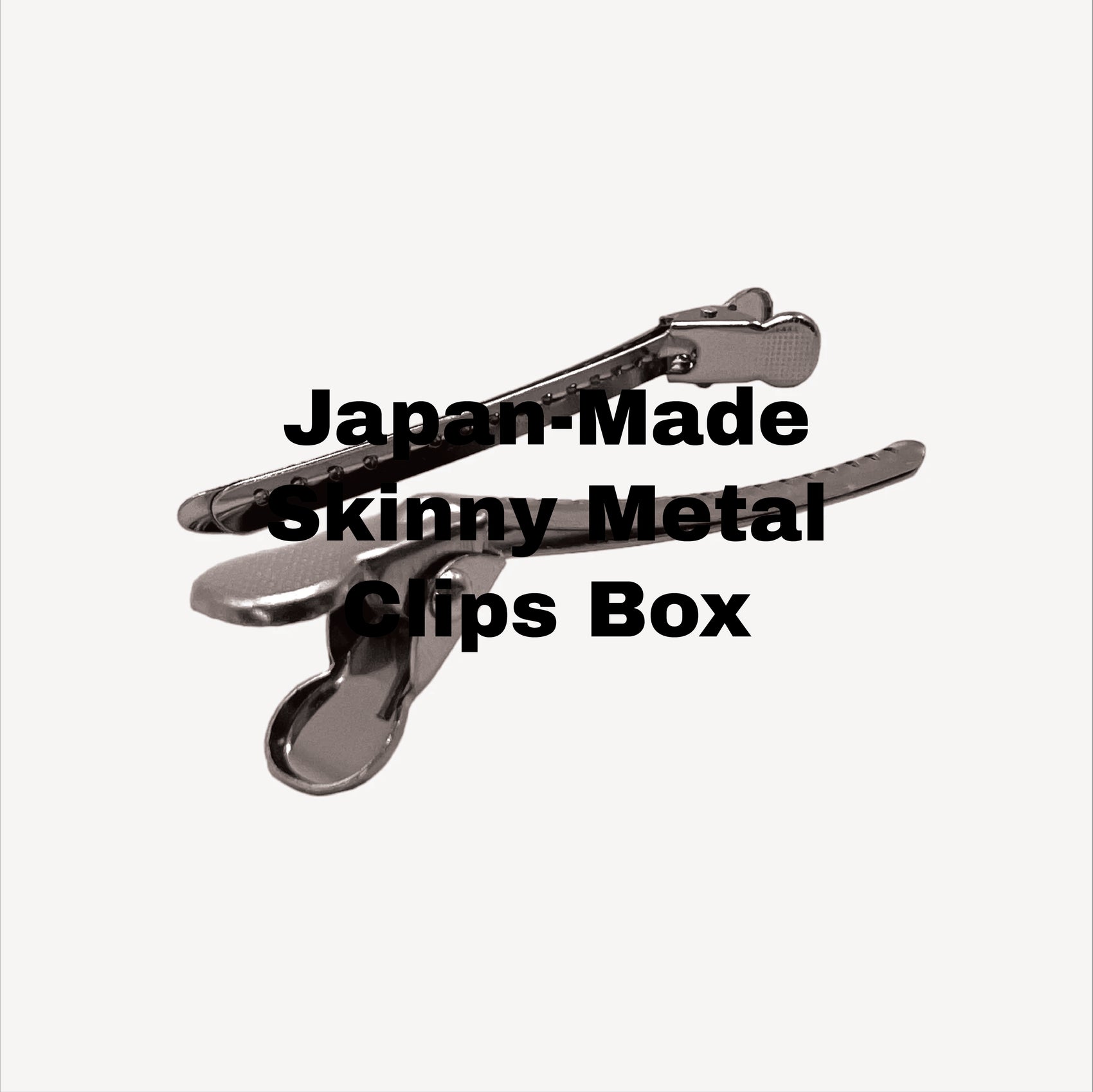 Japan-Made Skinny Metal Clips Box